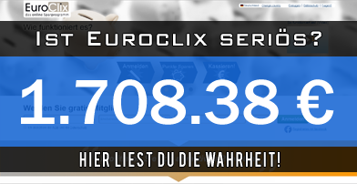 Nach meinen Erfahrungen ist Euroclix seriös